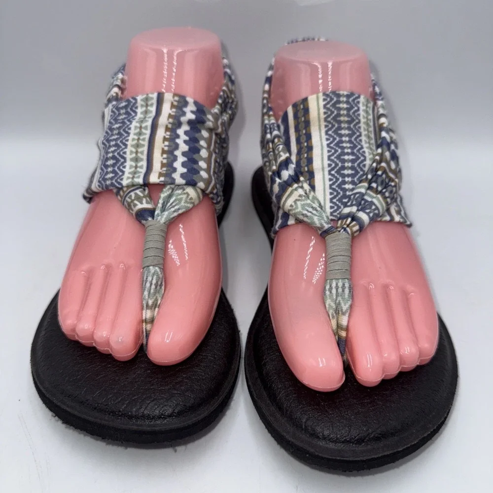 Sanuk Sandals Women's Size 5 Yoga Sling 2 Flip Flop Multicolor Casual Flats